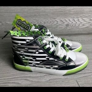 Women's Beetlejuice Shoes, Hi Tops.